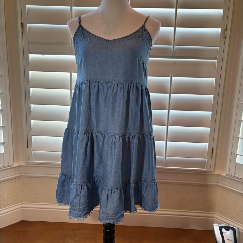 Blue Chambray Women’s Dress